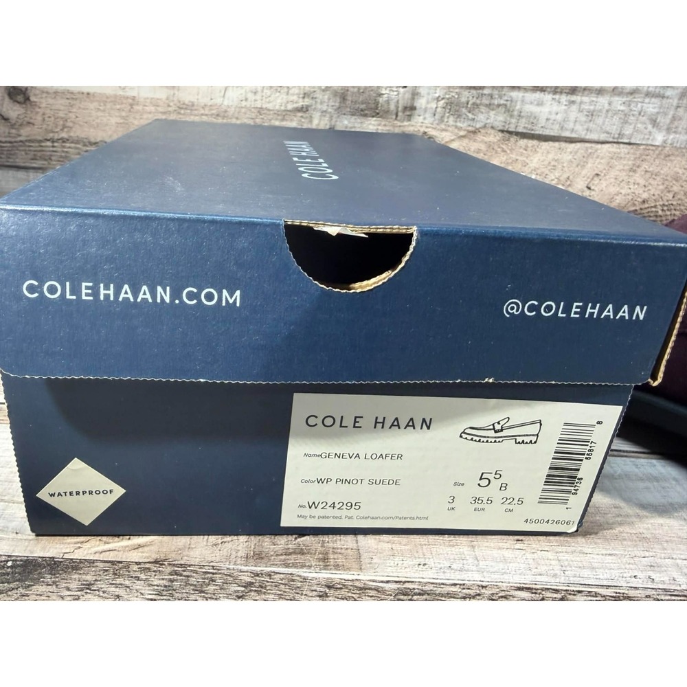 Cole Haan Geneva Loafer Women Shoes Pinot Suded W24295 Size 5.5 Brown - Picture 15 of 15